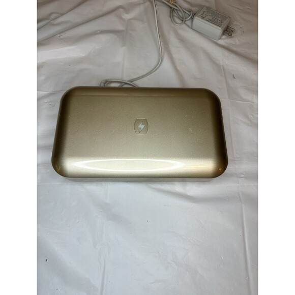 PhoneSoap 500-8 UV Sanitizer and Universal Phone Charger Gold DC Input 5V 2100ma - Picture 1 of 7